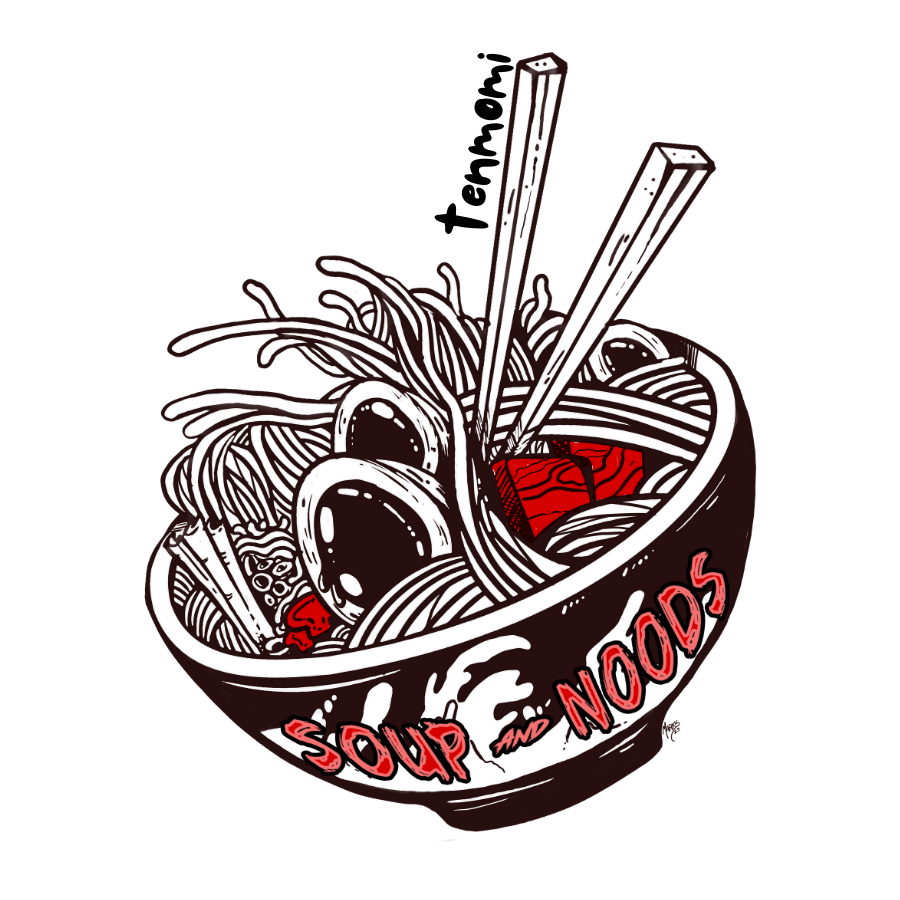 Soup and Noods Ramen Bowl Sticker