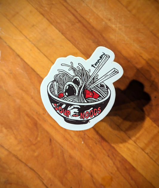 Soup and Noods Ramen Bowl Sticker